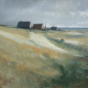“Beach Cottages” 30×40 oil on canvas $38,500