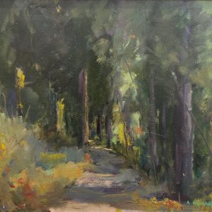 “In The Woods” 16×20 oil on canvas $9,900