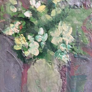 10" x 8" Encaustic on Board "Lillies of The Valley" $900
