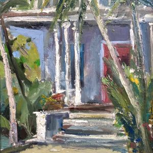 Key West Doorway 10×8 oil on board $3,850
