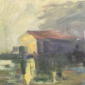 “Wharfside Serenity” 25×30 oil on canvas $21,450