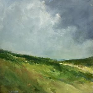 “Outer Beach Dunes” 30×30 oil on canvas $30,800