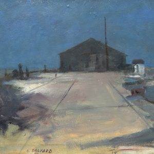 #177 “Midnight Pier” 16×20 oil on canvas $9,900