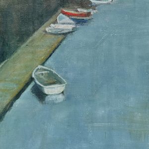 “White Dinghy” 24×18 oil on canvas $12,870