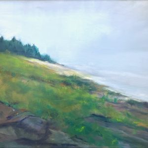 “Land Meets Sea” 24×36 oil on canvas $25,850