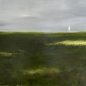 “Single White Sail” 11×14 oil on board $5,930