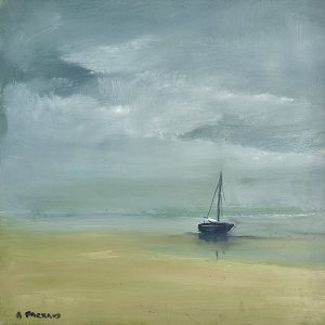 “Low Tide” 12×12 oil on board $5,540 SOLD