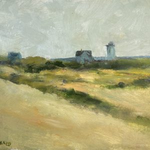 “Cape Lighthouse” 11×14 oil on board $5,930 SOLD