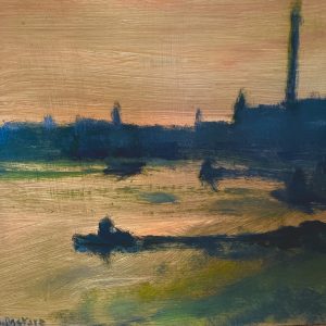 “Provincetown Sunset” 11×14 oil on board $5,930