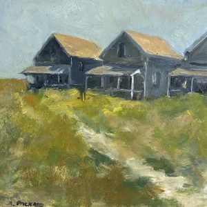 “Beach Cottages” 12×12 oil on board $5,540