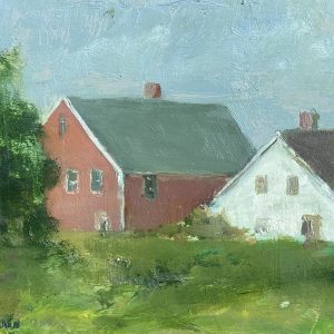 “East End Homes” 11×14 oil on board $5,930
