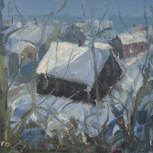 “Winter Scene” 11×14 oil on board $5,930