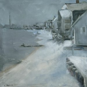 “From My Window” 20×20 oil on canvas $12,650 SOLD