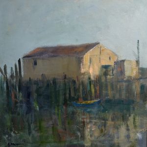 "Pier Dreams" 30x30 oil on board $30,800