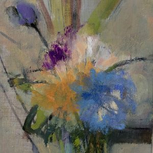 "Rhythmic Petals" 12x9 Oil on Canvas $2,200