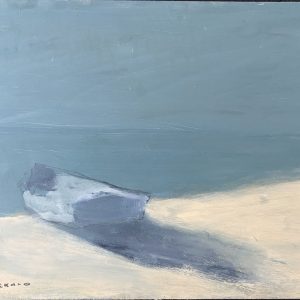"Blue Boat" 12x16 Oil on Board $7,390