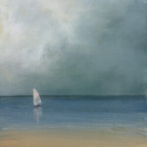 "Solitary Sail" 12x16 Oil on Board $7,390