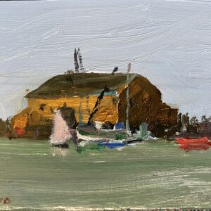 #327 5x7 Oil on Board $2,200